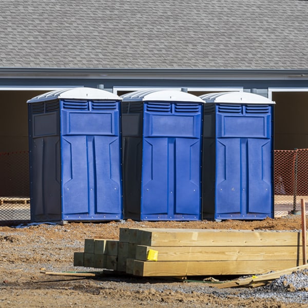 is there a specific order in which to place multiple portable toilets in Eden Ohio